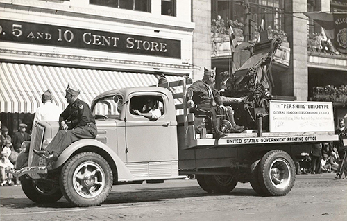 General Pershing Linotype